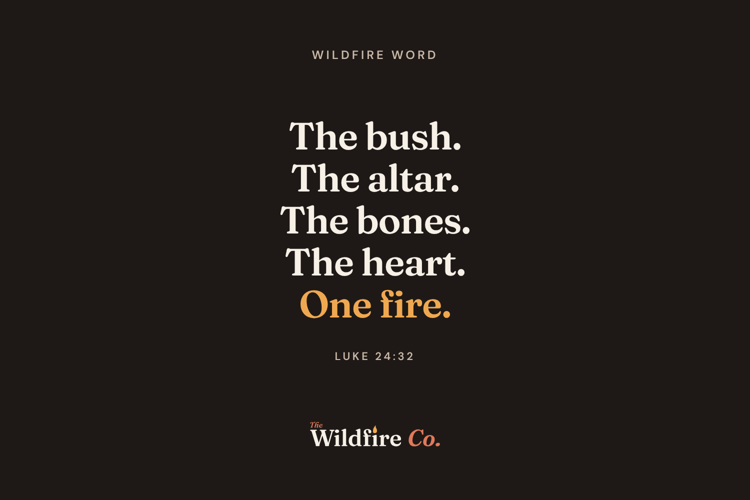 Wildfire Word from The Wildfire Co.