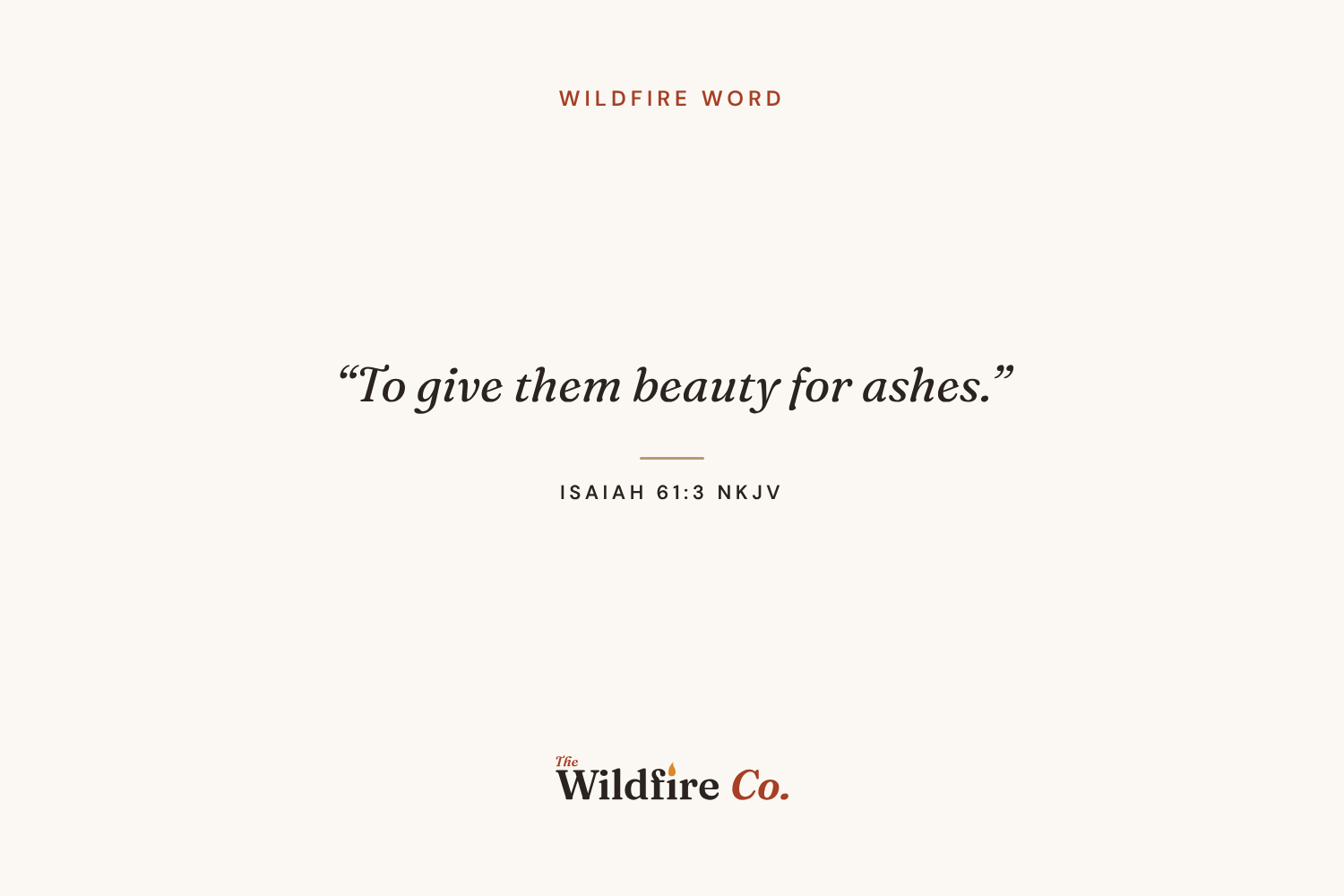 Wildfire Word from The Wildfire Co.